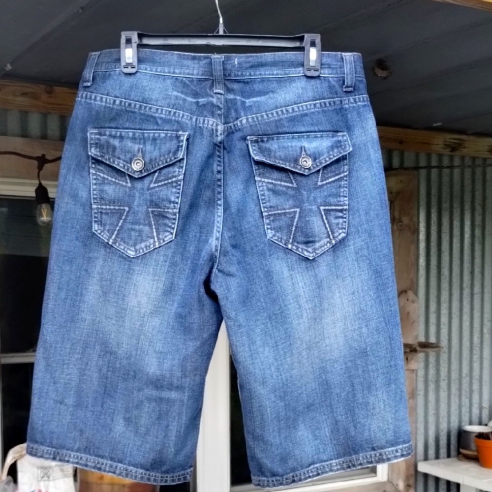 Route 66 Classic Blue Jean Shorts